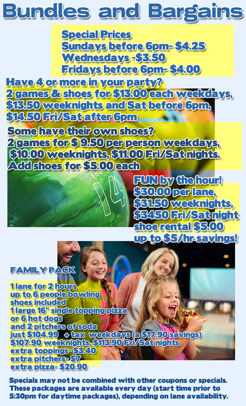 bundles and Bargains